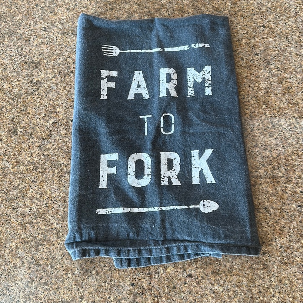 Primitive by Kathy •• Farm To Fork Dish Towel